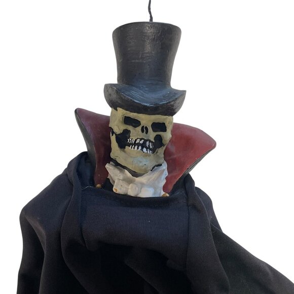Paper Magic Group Skeleton Vampire Halloween Decor with Top Hat 2002 - Picture 2 of 4